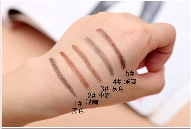 眉笔生产厂家 眉笔oem代加工定制 彩妆化妆笔 自动旋转眉笔加工